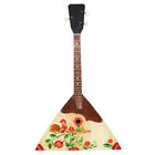 New Classic Balalaika Prima 3 Strings Hand Painted Folk Musical Instrument