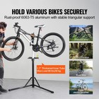 Bike Repair Stand 66lbs Adjustable Maintenance Folding Bike Rack Tool Tray