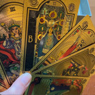 Tarot Card Deck Gold Foil Rider-waite W  Instruction Booklet Usa Seller