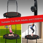40   Mini Trampoline Fitness Rebounder Foldable For Adults And Kids Exercise