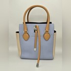 Michael Kors Collection Miranda Large Colorblock Tote Bag Crossbody