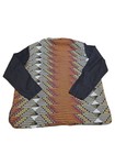 African Print 3 Button Longsleeve Men s Shirt  Euc Os Measures As Shown