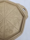 Brown Bag Cookie Art Shortbread Stoneware Mold Spring Flowers 1988 Hill Design