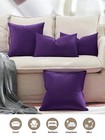 2 Pc Velvet Decorative Throw Pillow Case  Soft Square Cushion Cover 16 Inch