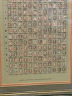 Complete British 1841  red Penny  Postage Stamp In Custom Frame  Collection  Qv