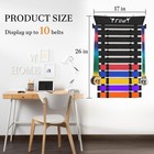 10 Belts Karate Taekwondo Bjj Martial Arts Display Rack Holder Kids Adults