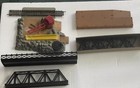 Ho Scale Model Trains Mixed Lot Of Power Packs  Bridges   Crane