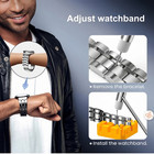 Watch Repair Tool Kit Watchmaker Back Case Opener Link Pin Remover Spring Bar