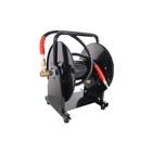 Scheiffer Sewer Jetter Kit - Foot Pedal Hose Reel 1 8  X 200  Hose And Nozzles