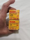 Kodak Plus-x Pan 125 35mm Black   White Film Px 135-36 Exp  08 93 Lot Of 2 Seale