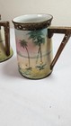 Antique Morimura Nippon Hand Painted Tankard Set