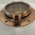 Vintage-style Brass Nautical Maritime Boat Yacht Porthole Hinged Window Decor