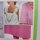 Simplicity 8330 Vintage Floral Embroidery Design Transfers Uncut Boarder Flowers