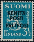 Stamp Finland Sc M2-3 Wwii 1941 Military Feldpost Kentta Posti Faltpost Mnh