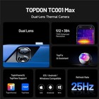 Topdon Tc001 Max Dual-lens Thermal Imaging Camera For Ios  Android  And Windows
