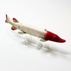 Vintage Ice Spear Fishing Decoy Hand Painted