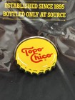  2 topo Chico Mineral Water Bottle Cap Collectible Enamel Pin New Advertising