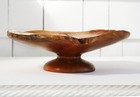 Burl Bowl Cape Cod Artist Signed  3 2007  Live Edge