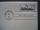1989 Steamboats Experiment Gold Golden Cover Replica Fdc Stamp