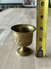 Vintage Solid Brass Mortar - Engraved Design