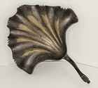 Silverplate Peacock Serving Bowl Soap Dish Desk Caddy