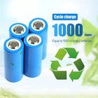 Battery 3 7v Li-ion Led Flashlight Headlamp 26650 Rechargeable Batteries Lot Us   