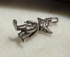 Vintage Rare Sterling Silver Woody Woodpecker Mechanical Articulated Charm 