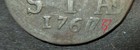 Over Date 1767 6 Colonial New York Silver Lion Dime West Frisia Mint Coa