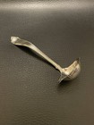 Antique Ssmc Sterling Silver Cream Spoon Gravy Ladle Double Spout  Monogram    v   