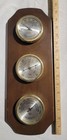 15    Vintage Taylor 3 Dial Temp  Humidity  And Weather Barometer