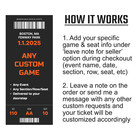 2025 Baltimore Orioles Replica Ticket Stub Customizable Any Seat Info Any Game