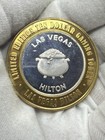 Las Vegas Hilton  10 Gaming Casino Token  999 Silver Strike K211