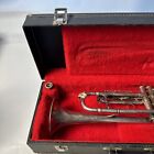Wurlitzer Select Bb Trumpet Silver Burnished With Mouthpiece And Case