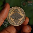 The Obstacle Path Coin   Marcus Aurelius Medallion   The Obstacle Is The Way