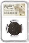 Ngc F 1042-1060 Ad Byzantine Empire Ancient Christ Coin Ae Follis