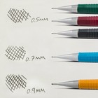 Pentel Sharp Mechanical Pencil 3 Pack Assorted Colors 1 Each 0 5mm  0 7mm  0 9mm