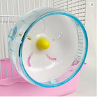 Transparent Silent Hamster Running Wheel Rotating Exercise Disc For Small Pet Ca
