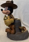 Disney Parks Mickey Mouse Indiana Jones Figure Coin Bank Piggy Bank 9 
