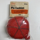 Vintage Scovill Dritz Tomato Pin Cushion Strawberry Emery Nos Sewing Notion