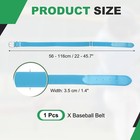 Baseball Belt Pu Leather Softball Belt For Adult 22 -45 7  Sky Blue