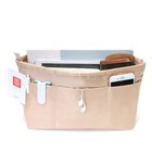 In  Purse Organizer Insert With Zipper  Nylon Fabric Storage Bag With Handles   