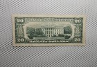 Fold Over Print Error   Obstructed Print 1977  20 Frn Error Note