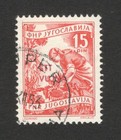 Yugoslavia  Italy  Trieste Zone B Vuja -used Stamp  15din  - Type Ii - 1953 