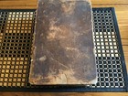 1861 Holy Bible W  Pressed Flowers Victorian Ephemera John Kruger Peotone Ill