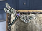 Jay Strongwater Swarovski Jewels Embellished Dragonfly 4  X 6  Picture Frame