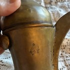 Bedouin Brass Arabic Dallah Coffee Pot Traditional Middle Eastern Teapot Antique