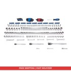 Kobalt 297-piece Standard   Metric Polished Chrome Mechanics Tool Set With Case