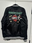 Nwt Green Day Saviors Tour Official Satin Bomber Jacket Mens Large-oversized