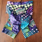 Panache Mens Xxl Tri Shorts 10  Inseam Padded Triathlon Cycling Boom Pow 2xl