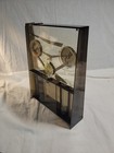 Vintage Mag-nif Mechanical Toy Coin Sorter Kinetic Stem Black Money Bank Works